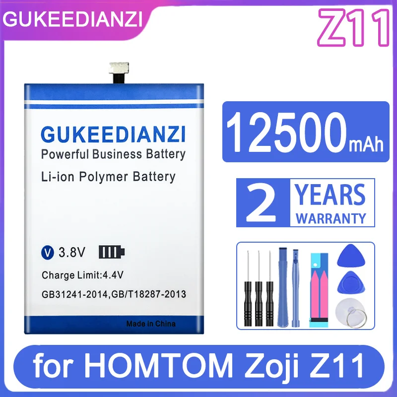 

GUKEEDIANZI Replacement Battery 12500mAh for HOMTOM Zoji Z11