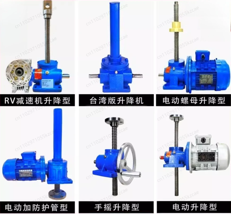 Compact Home Lift Hoist – Manual & Electric Integrated Hydraulic Screw Lift with Cast Iron Steel Construction