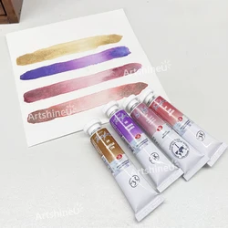 Acuarelas de artista fino Exttra WHITE NIGHTS, 4 colores, subpaquete de colores granulados para pintores, estudiantes, suministros de arte, novedad