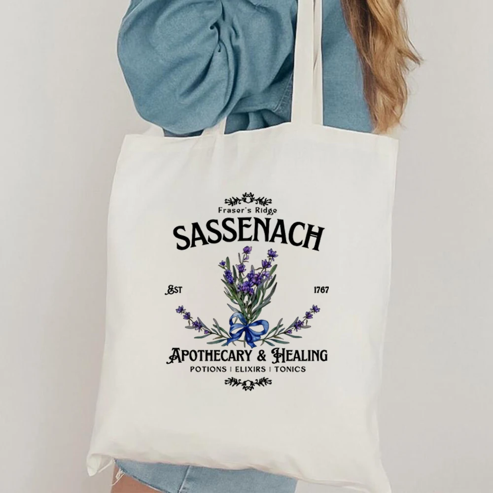 Sassenach tote bag Claire Fraser Outlander Book Series shoulder bag Jamie Fraser Fraser Ridge Clan Sassenach Fan Gift Outlander