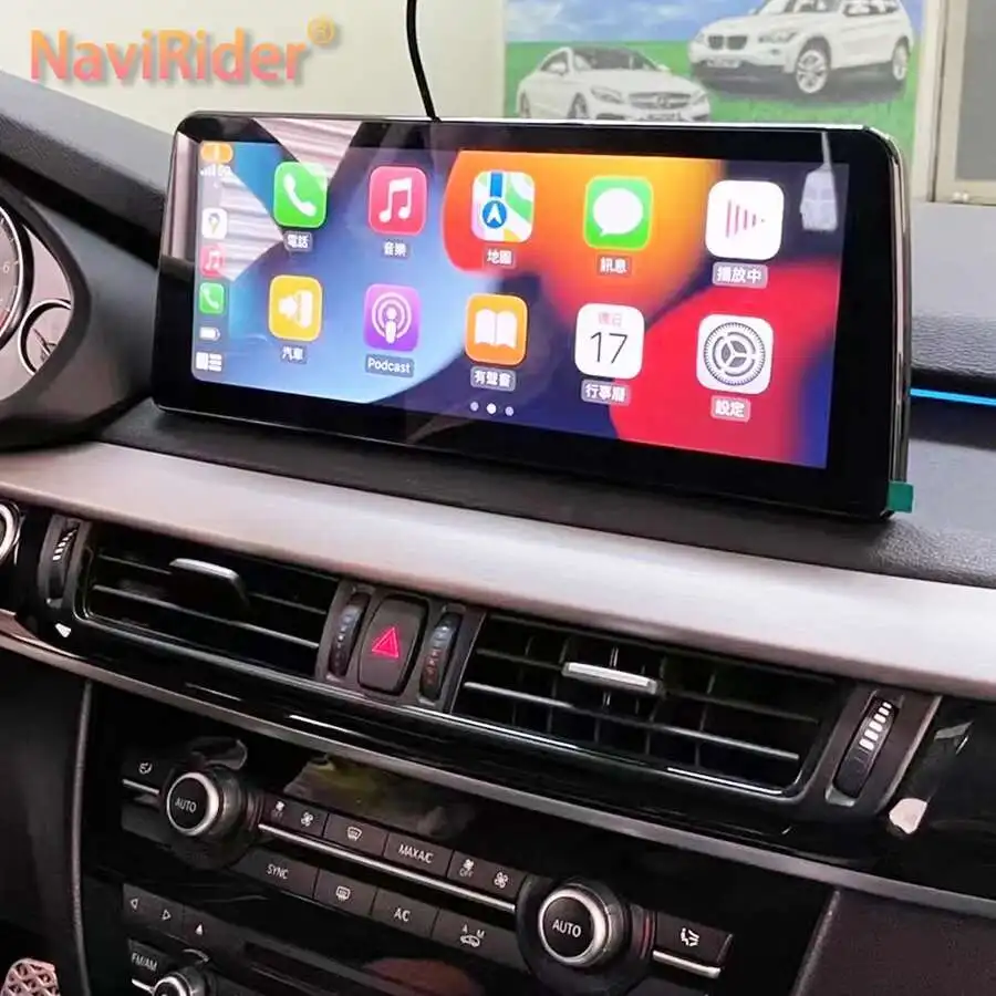 

For BMW X5 F15 2014-2016 NBT Qled Screen 12.3" Android 14 Auto Car Radio Stereo Player Video GPS Navigation DSP wireless Carplay