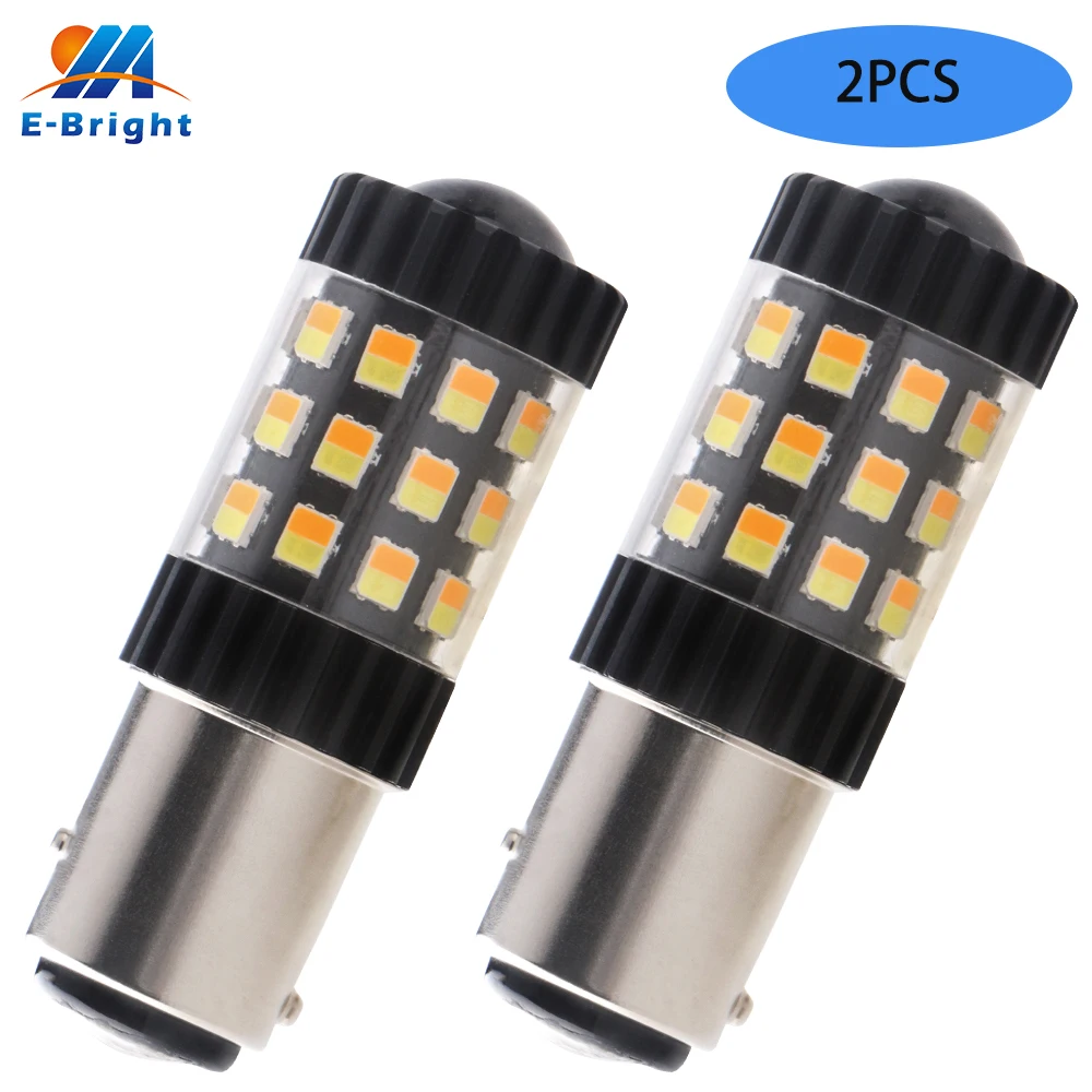 

LED Turn Signal Lights Switchback Dual Led Bulbs White/Amber DRL Daytime Running Lights 1157 P27/5W 3157 T25 7443 Car Bulbs 2PCS