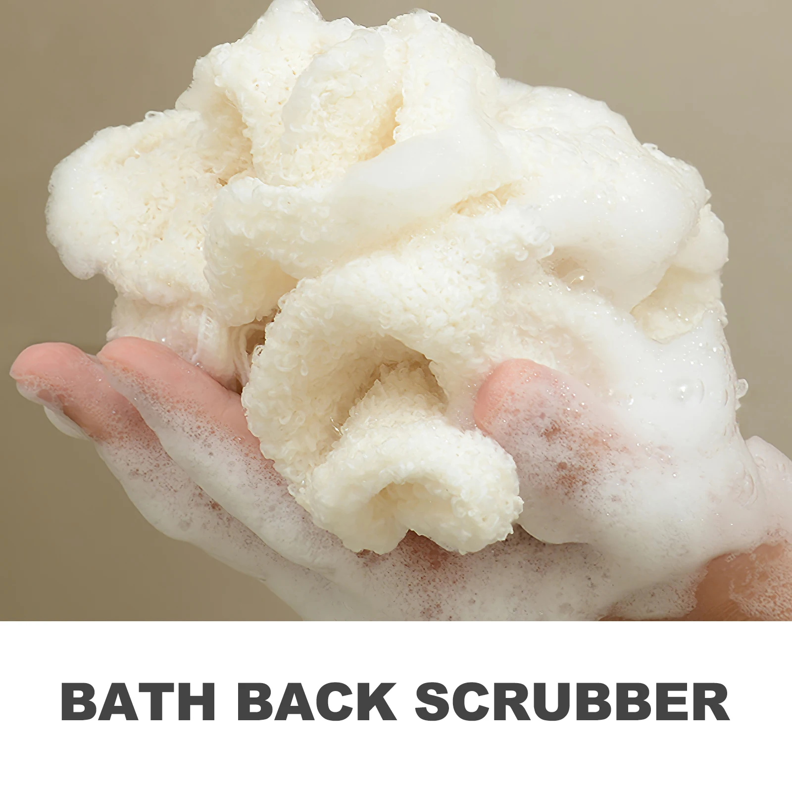 

2pcs Long Bathroom Back Scrubber Bathroom Back Scrubber Exfoliating Skin Brush Cleansing Washcloth Shower Bath Tool