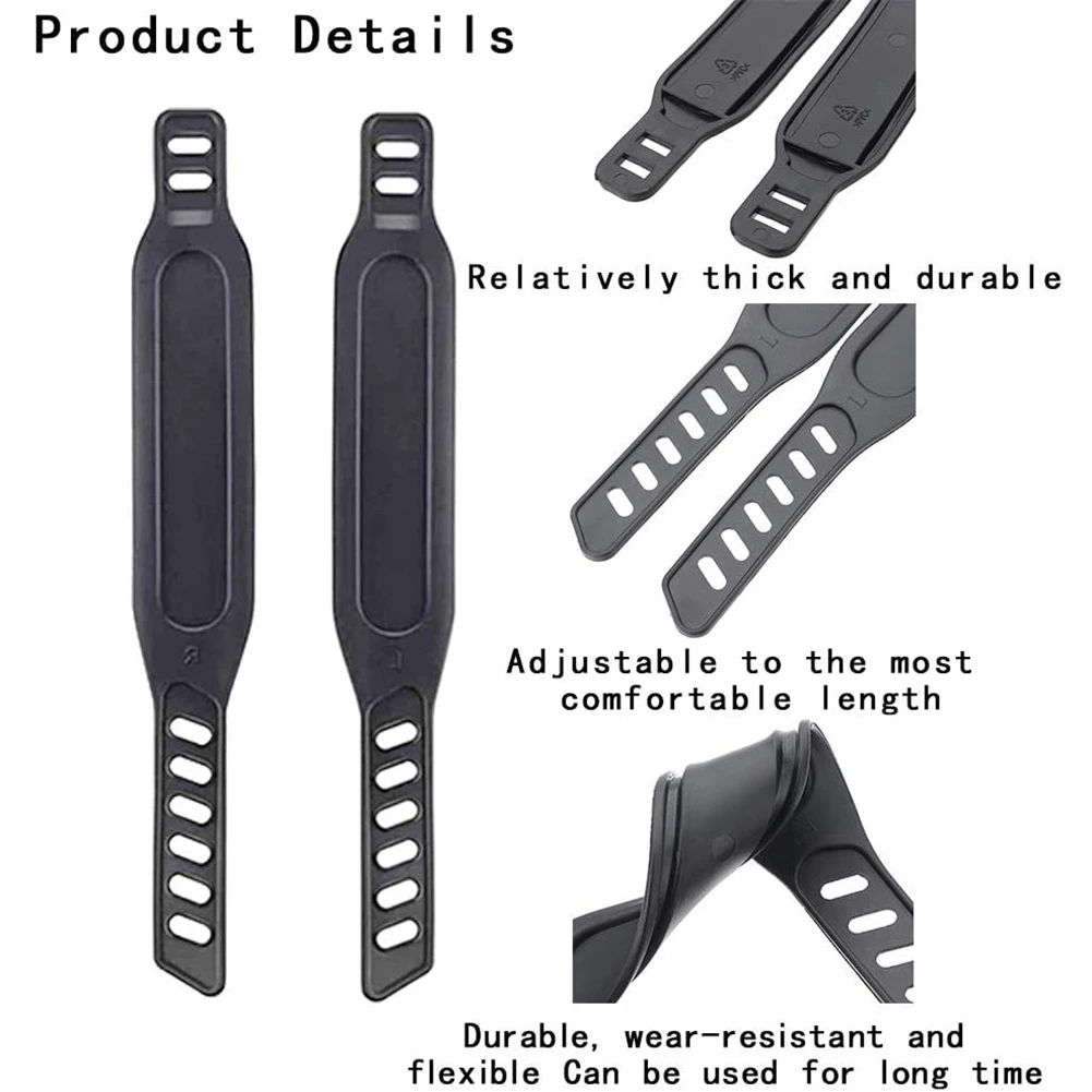 【STOCK】8PCS Exercise Bike Pedal Straps, Adjustable Pedal Straps Foot Pedal Straps for Exercise Bike Home or Gym