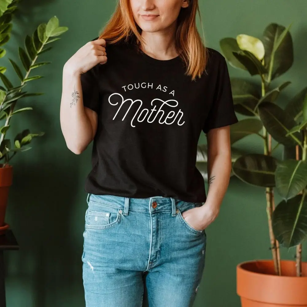 

Tough as a Mother T Shirt Mother's Day Gift for New Mom Mama T-shirt Strong as a Mother Jumper 2024 Gift for Mum Tee Comfort Top