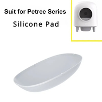 New Hot Automatic Litter Box Self Cleaning Sand Control Adapter Silicone Pad Cat Sandbox Toilet Replaced Accessories Petree 2.0