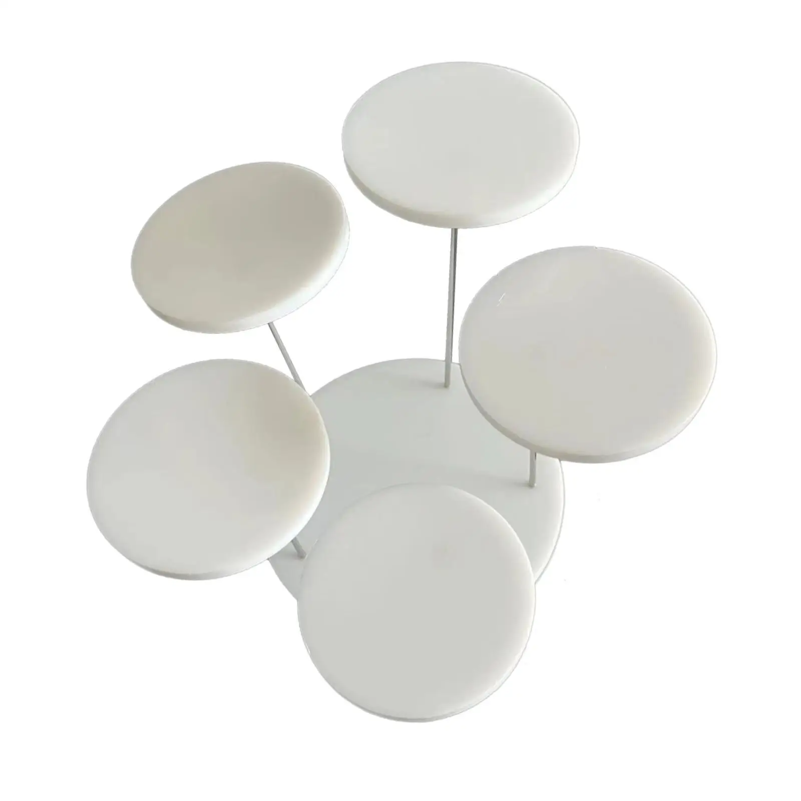 Round Acrylic Display Riser Jewelry Display Stand for Tabletop Wedding Party