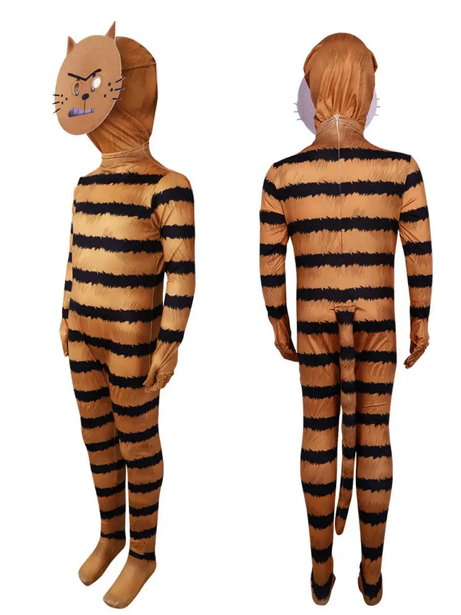 Nuovo Dogman loween Role-plang Dogman Costume Cosplay Vestito per spettacoli teatrali Materiale in poliestere Costume tradizionale cinese