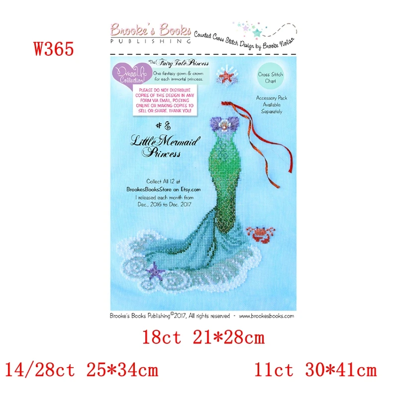 Cross-stitch set, noble evening dress, blue fishtail princess dress, hand-embroidered material bag, hanging painting