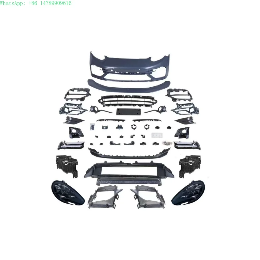 Full Custom Build With Old-to-new Body Kit ConversionFront Bumper And Headlights Upgrade Kit For 970.1/970.2 To 971.2 Style (2