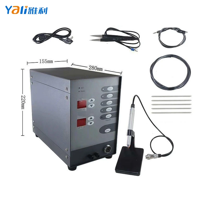 100A Mini Spot Welding Machine For Jewelry Welding Gold Silver Copper Lines Portable Small Welder DIY Jewelry Making Tools