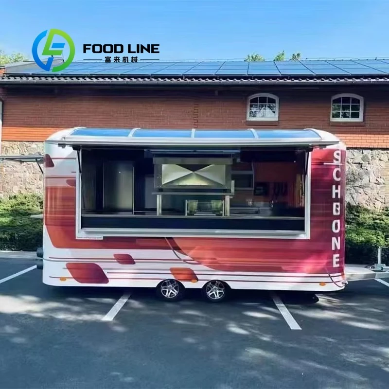 

Индивидуальная OEM ODM двухэтажная мобильная тележка для еды, полная кухонная тележка для вечеринок для уличного барбекю, розничная торговля