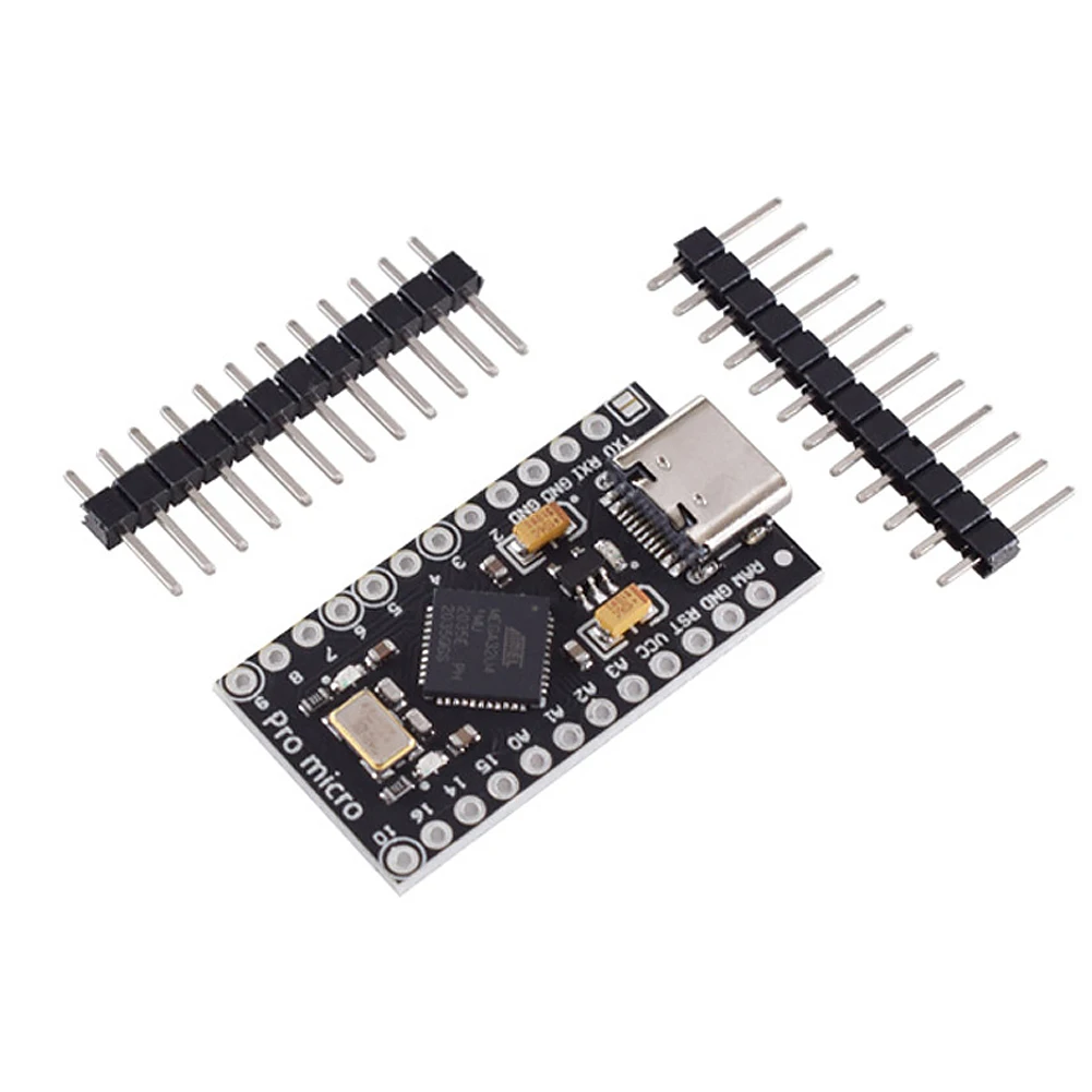 ATmega32U4 Micro USB/Type-C Pro Micro Board 2 แถวหัว Pro USB Type-C Micro-Controller Board สําหรับ Leonardo USB Board