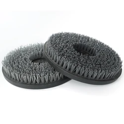 Brosse diamant noire pour le meulage et le polissage, circulaire, ronde, abrasive, antique, pierre, marbre, granit, sol en béton, 12 po, 300mm