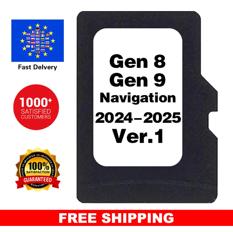 TF Card for Lexus CT/ES/GS/IS/LS/LX/NX/RC Version1 GEN8 GEN9 Europe Britain Maps 2023/2024 Sat Nav GPS Navigation PW675-00A73