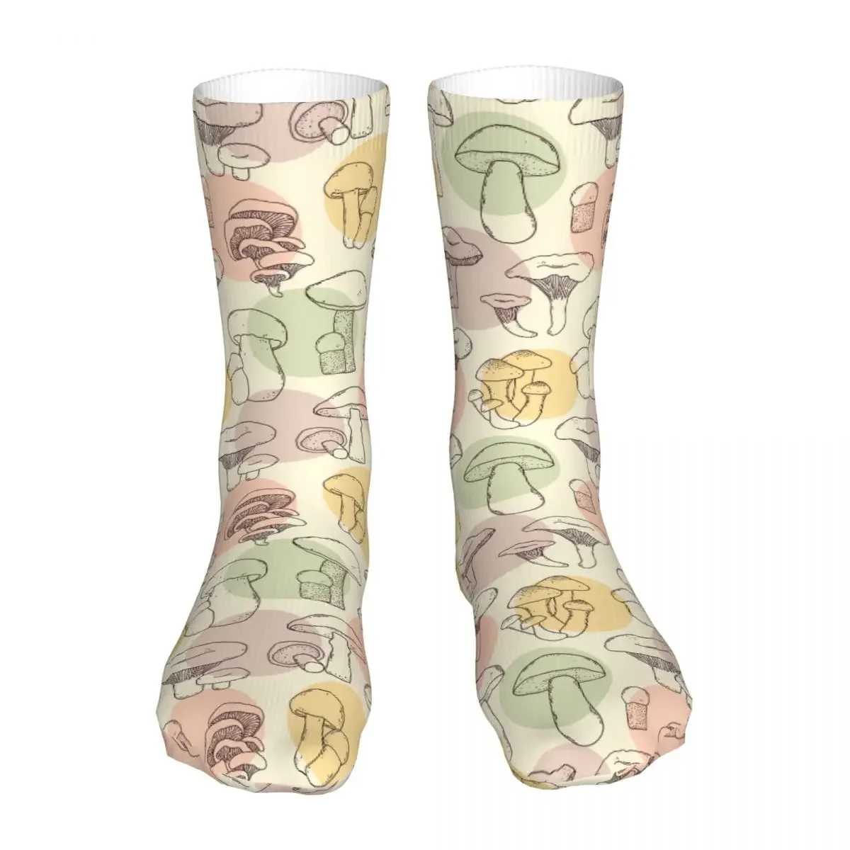 Happy Funny Socks Male Mens Women Casual Colorful Mushroom Socks High Quality Socks Spring Summer Autumn Winter