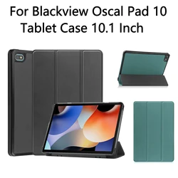 For Blackview Oscal Pad 10 Tablet Case 10.1 Inch PU Leather Cover 2023 10.1'' Android 12 Tablet PC Stand Case Cover