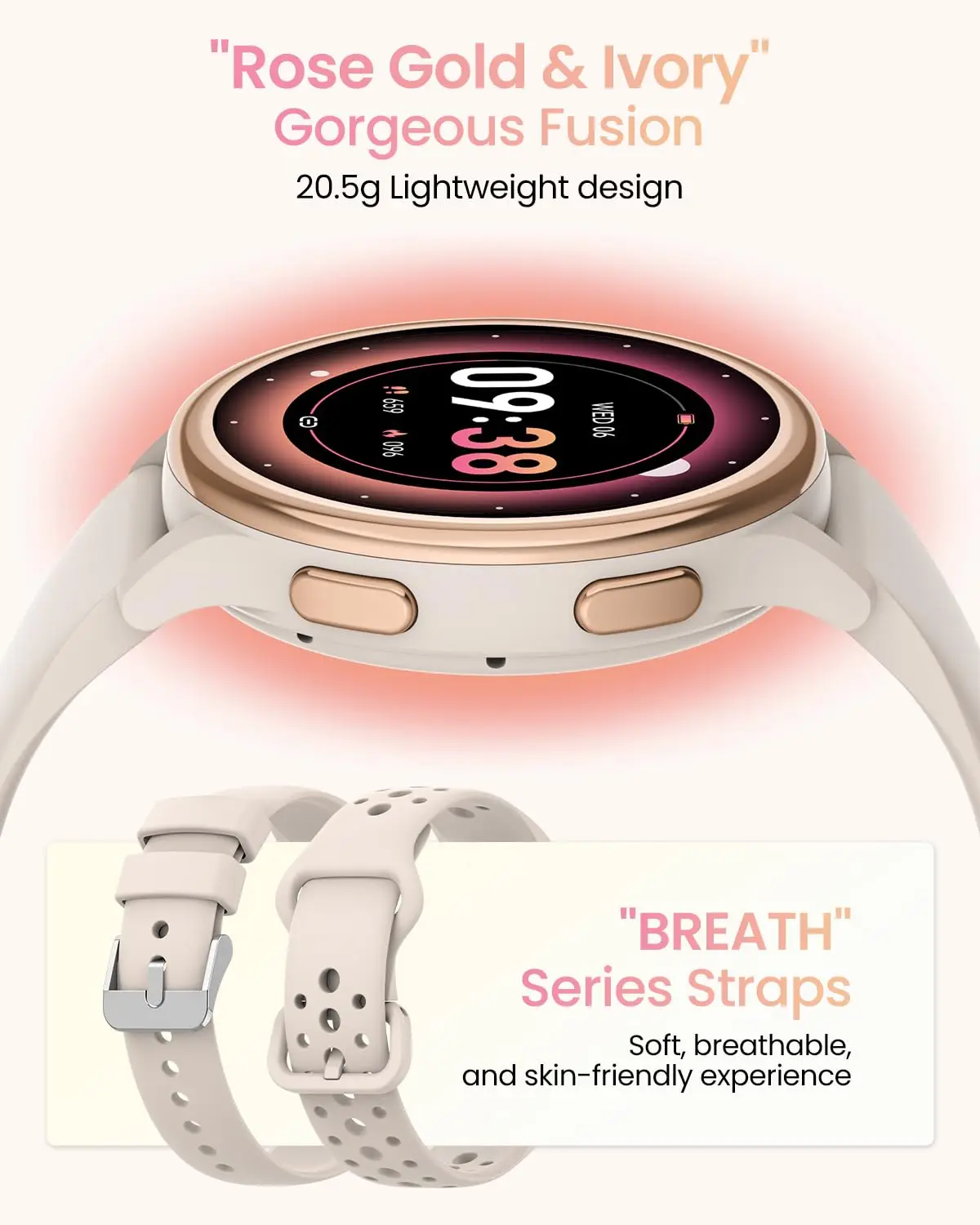 Smart Watches for Women [400+Watch Faces/Calls/Female Health], 1.27