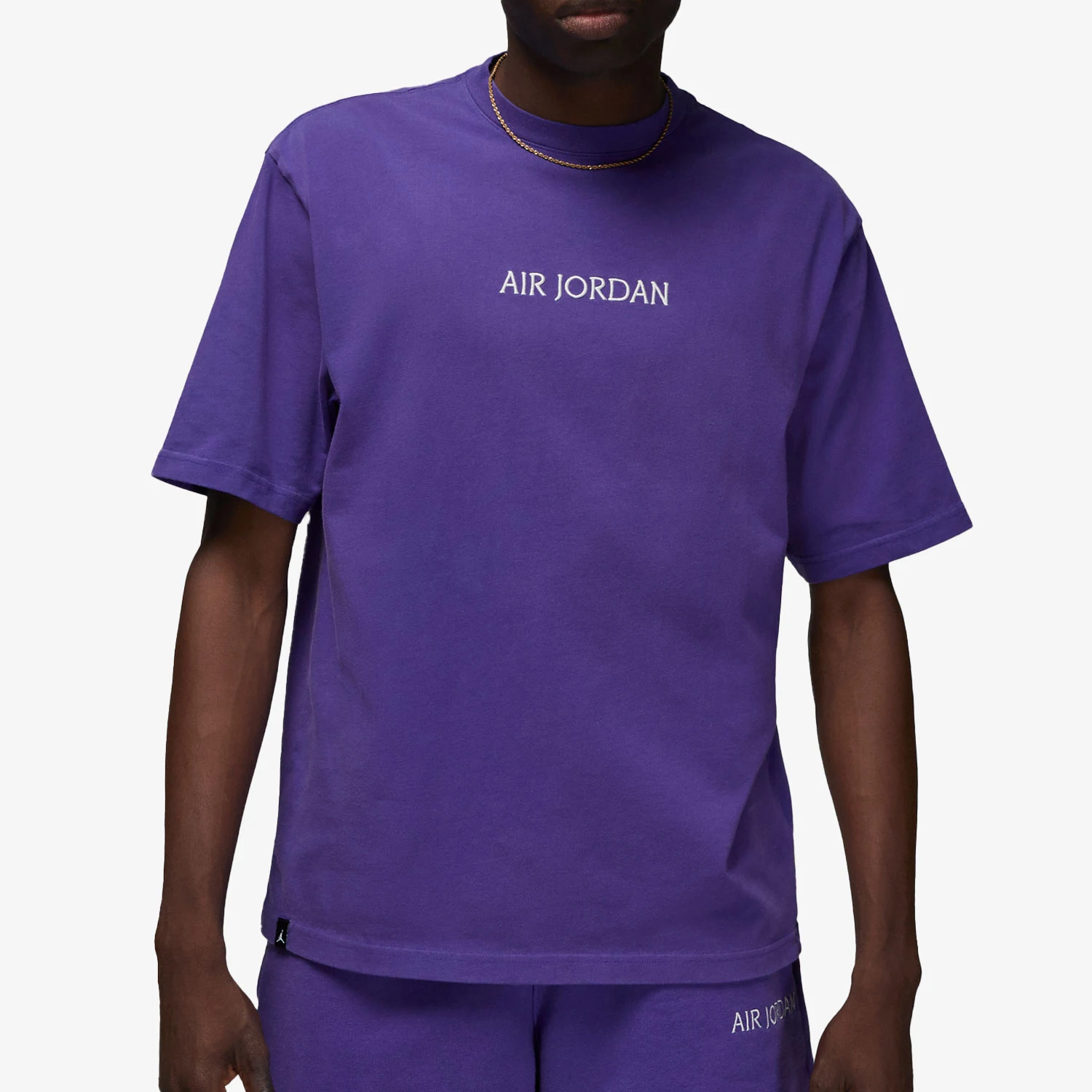 

Мужская футболка Nike Authentic JORDAN с круглым вырезом, свободного кроя, дышащая, повседневная, с короткими рукавами DV6466-514