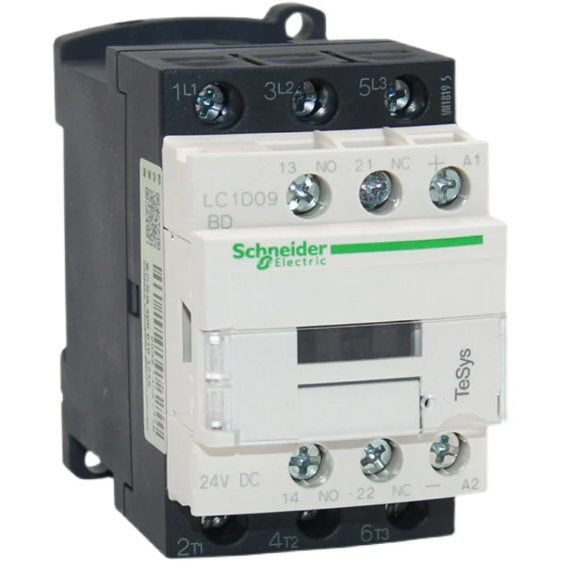 Schneider Electric Lc1d09/12/18/25/32/38BD/ED/FD/MD DC Contactor Black/White Optional LC1D DC