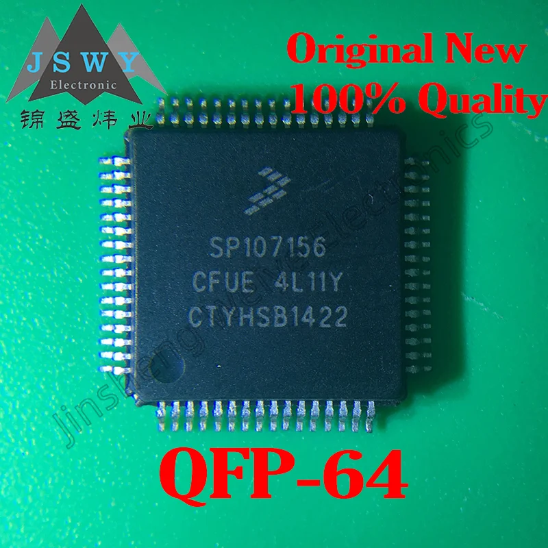 

(1/10 Piece) SP107156 QFP-64 Microcontroller Chip New Genuine Stock Electronics