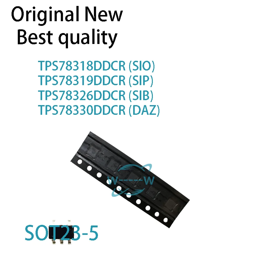 

(10 шт.) TPS78318DDCR SIO TPS78319DDCR SIP TPS78326DDCR SIB TPS78330DDCR DAZ TPS78318 TPS78319 TPS78326 TPS78330 SOT23-5 Чип IC