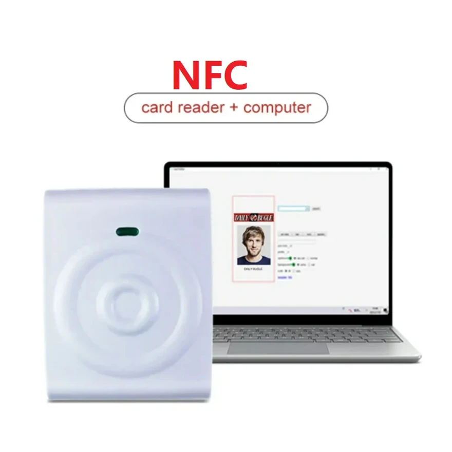 Dedicate NFC card reader used with our computer software for e ink NFC badge epaper card batch delivery and refresh only