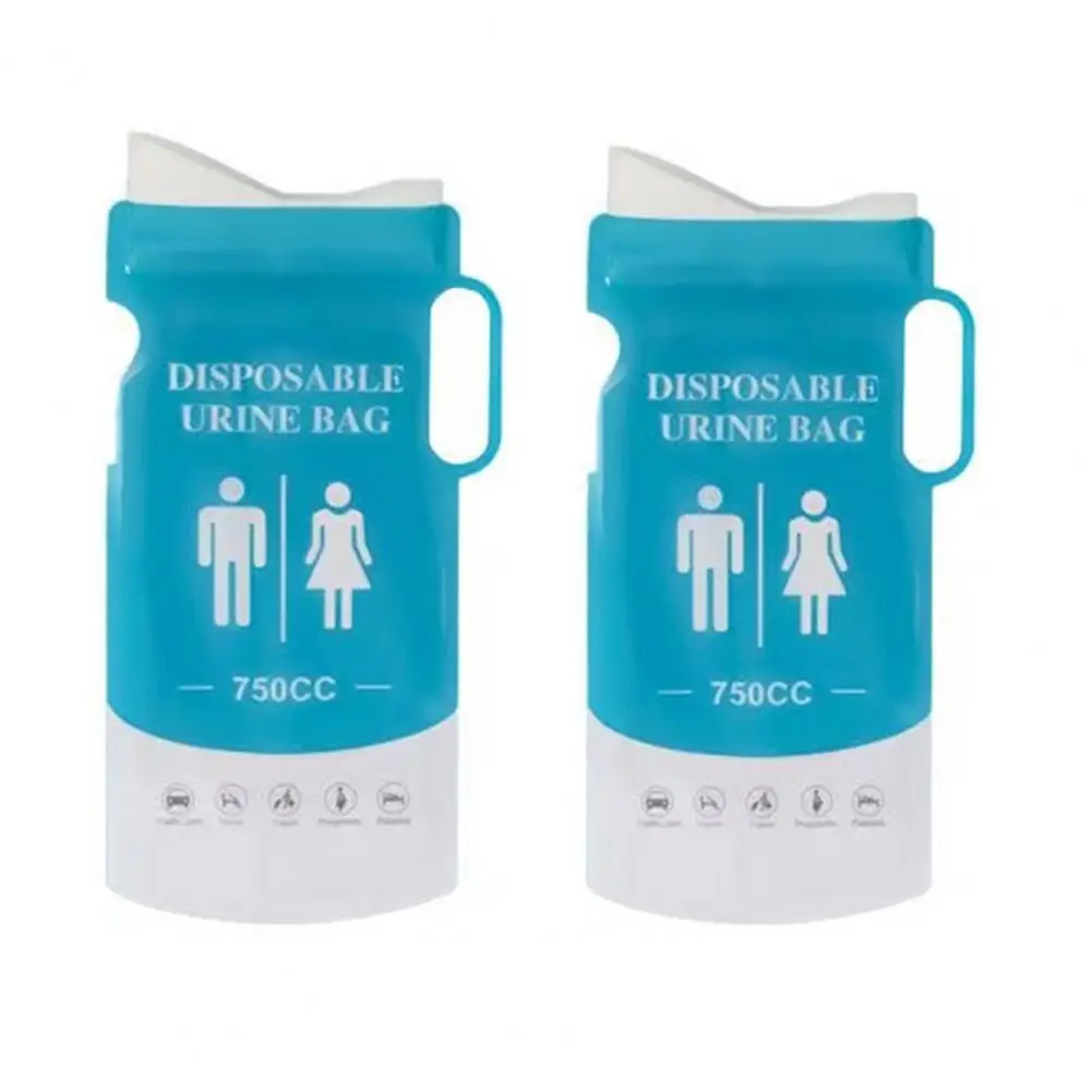 

Disposable Pee Bag 750ml Unisex Pee Bag Eco-friendly Disposable Urinal Bags for Camping Travel Emergencies Leak for Pregnant