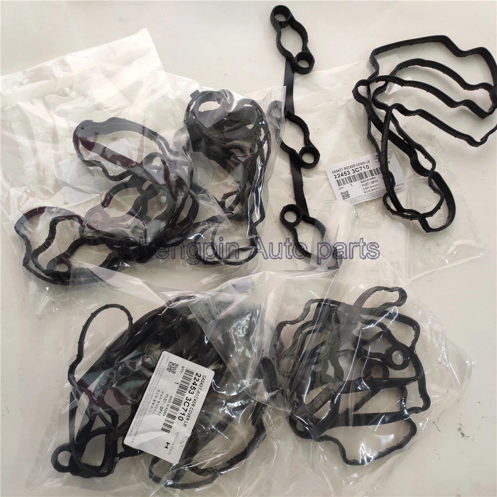 

10X 224413C710 224533C710 Genuine Engine Valve Cover Gasket For Veracruz Azera For Sorento Borrego 22441-3C710 22453 3C710