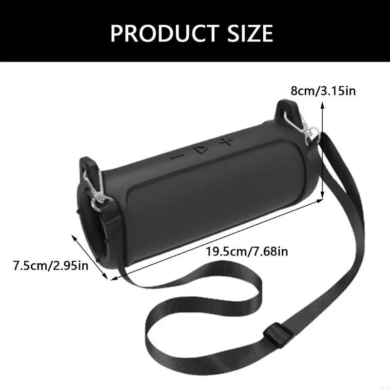 Guardia da 20 cb in silicone morbido per 7 Audios Portable Audios protegge scatola adattamento