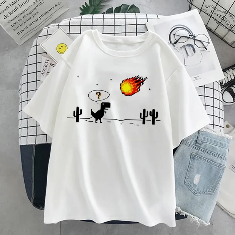 

Женская хлопковая футболка с коротким рукавом, в стиле Харадзюку