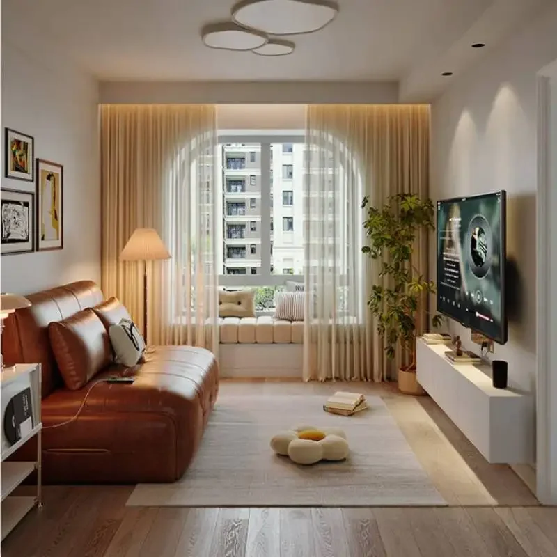 

Salon Waterproof Sofas Brown Filler Large Luxury Recliner Lounges Couch Salon Nordic Modern Minimalist Muebles Trendy Furniture