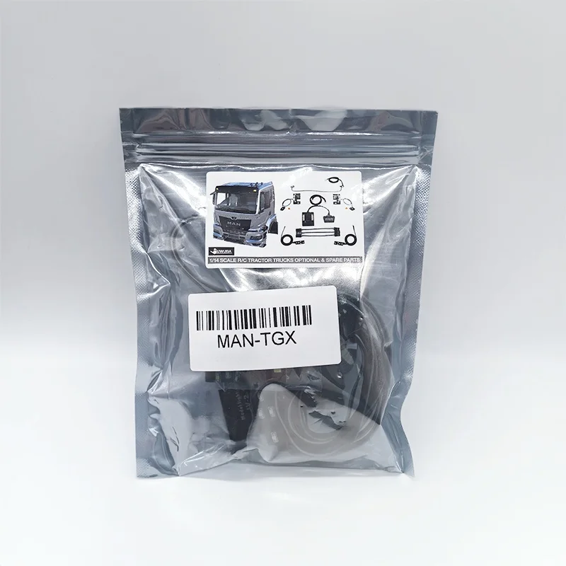 

LED Simulation Headlight Light Set Kit Accessories for 1/14 Tamiya RC Truck Trailer Tipper for MAN TGS DIY Car Upgrade Parts