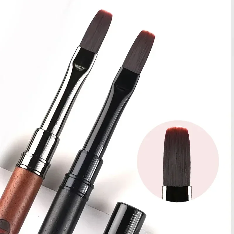 

Деревянная гелевая кисть для рисования ногтей для наращивания гелевых кончиков, аксессуары для наращивания акрила, кисти для дизайна ногтей, маникюрные УФ-гелевые ногти 2030