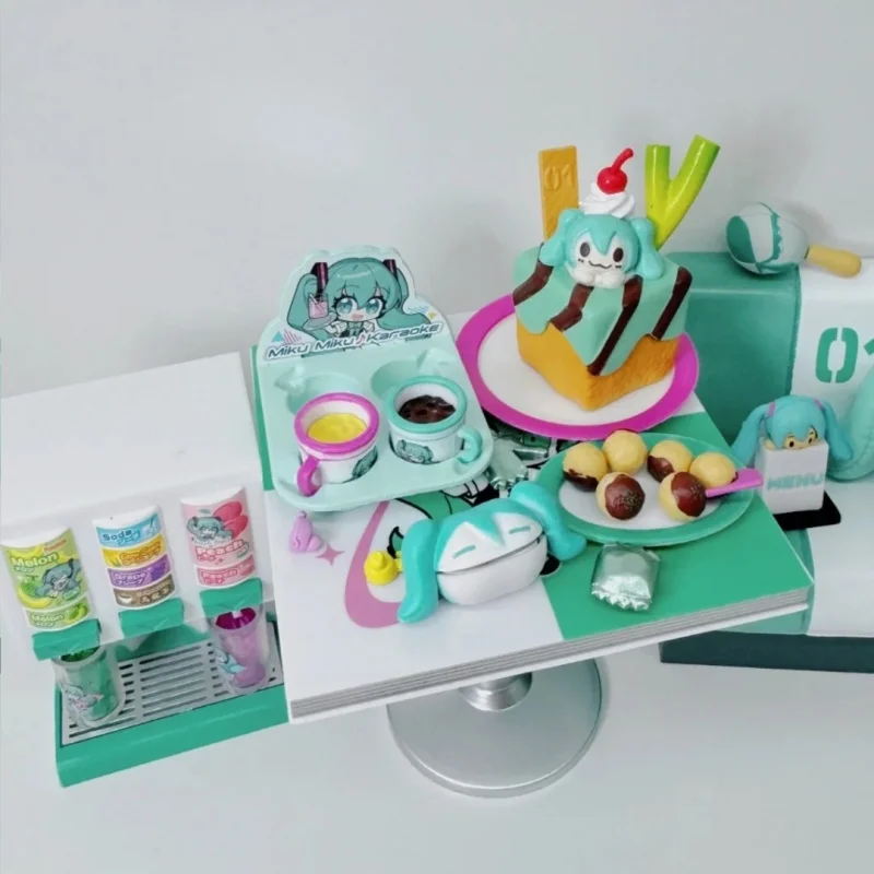 Caja ciega genuina Hatsune Miku Night Sky Story & Karaoke para habitación, modelo encantador, mantenimientos, animación, juguete periférico, regalos de navidad