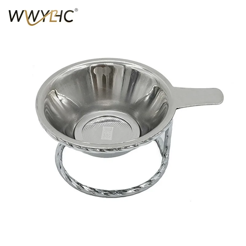 Suitable for Tea Leak Spring Rack, Stainless Steel Easy To Brew , Simple   Bracket Filter Grid