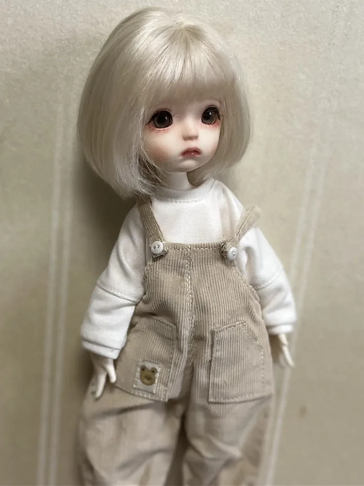 2Sizes 1/6BJD Clothes Big Fish Bib 1/6Doll Jumpsuits (Fit Blyth, Yosd, 1/6 Scale BJD)