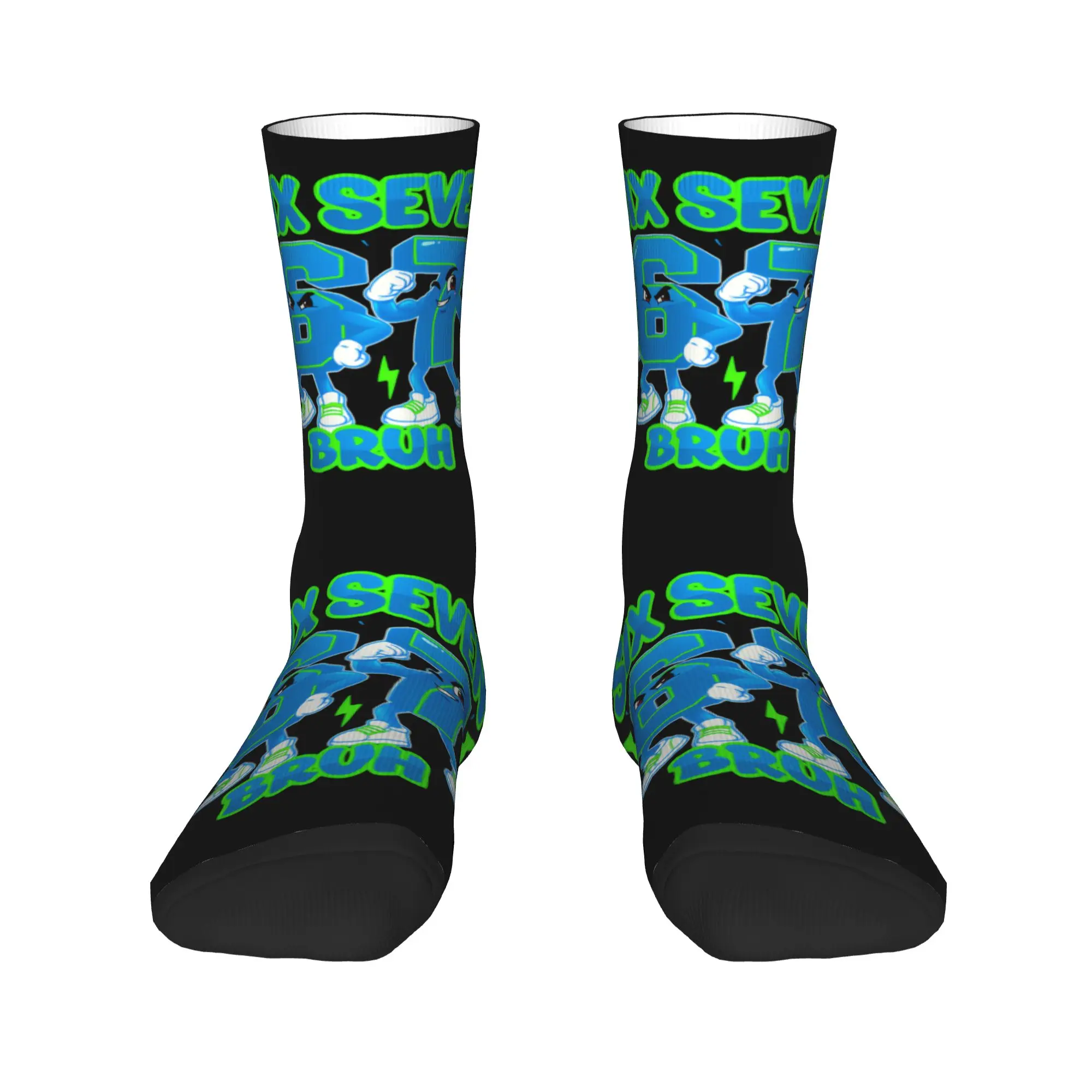 

Cool 67 Six Seven 6 7 Funny Italian Brainrot Gaming Socks Women Men Warm 3D Printed Football Sports Socks