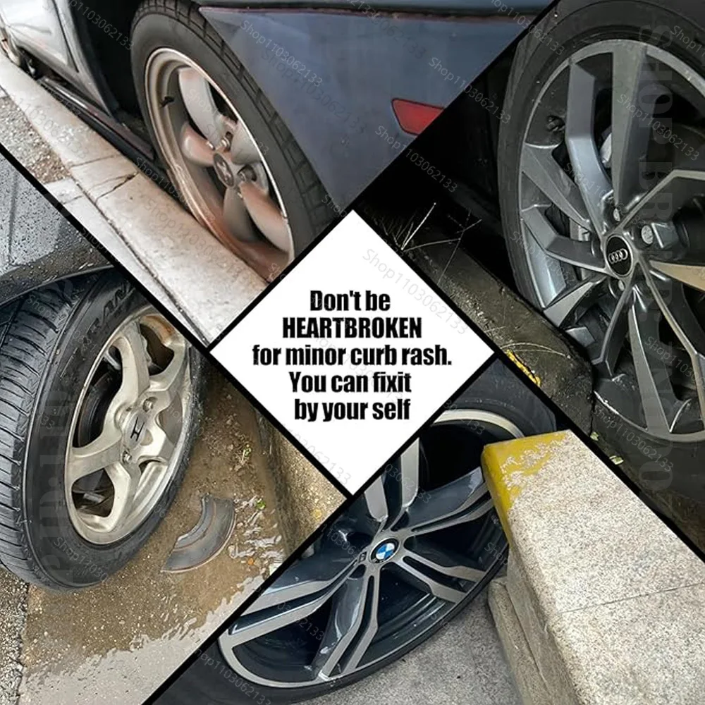 For HONDA E Touch Up Paint Wheel Repair Kit Quick And Easy Wheel Scratch Repair Rim Paint For Car Wheel Repair Grey Silver Black - Image 6