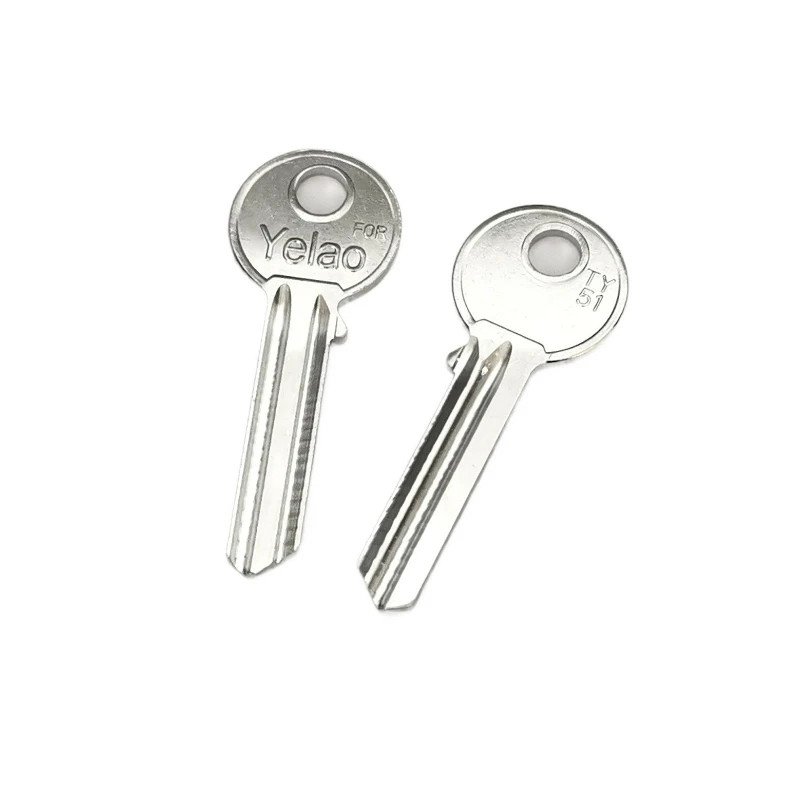 2PC  E-228 Is Suitable for 3-inch Ye Lao Key Blanks, Long Guli Round Groove Spherical Lock Wooden Door Key Blanks image 4