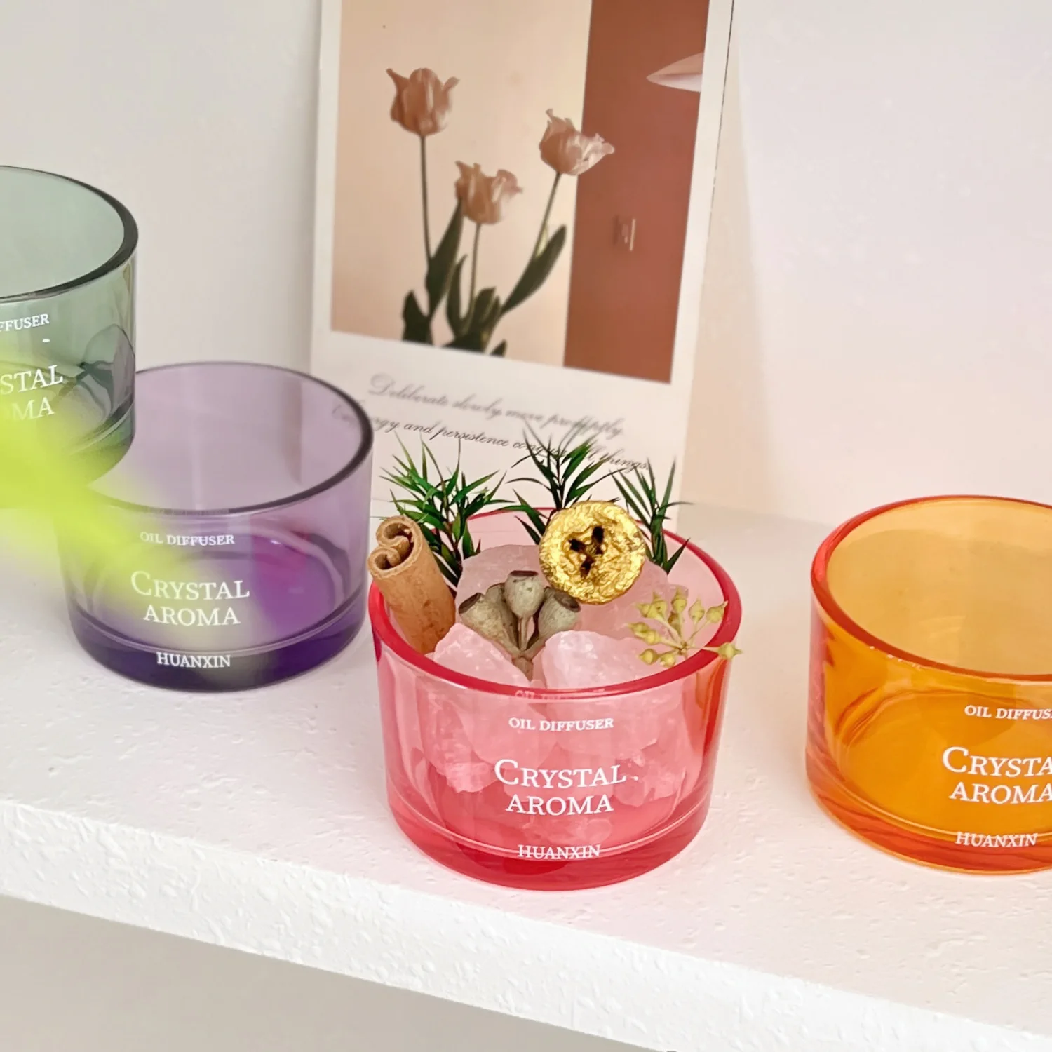 1pc Glass Candlestick Nordic Style Candle Container Minimalist Creativity Empty Jar Home Decor Bedroom Gift Party Decor Ornament