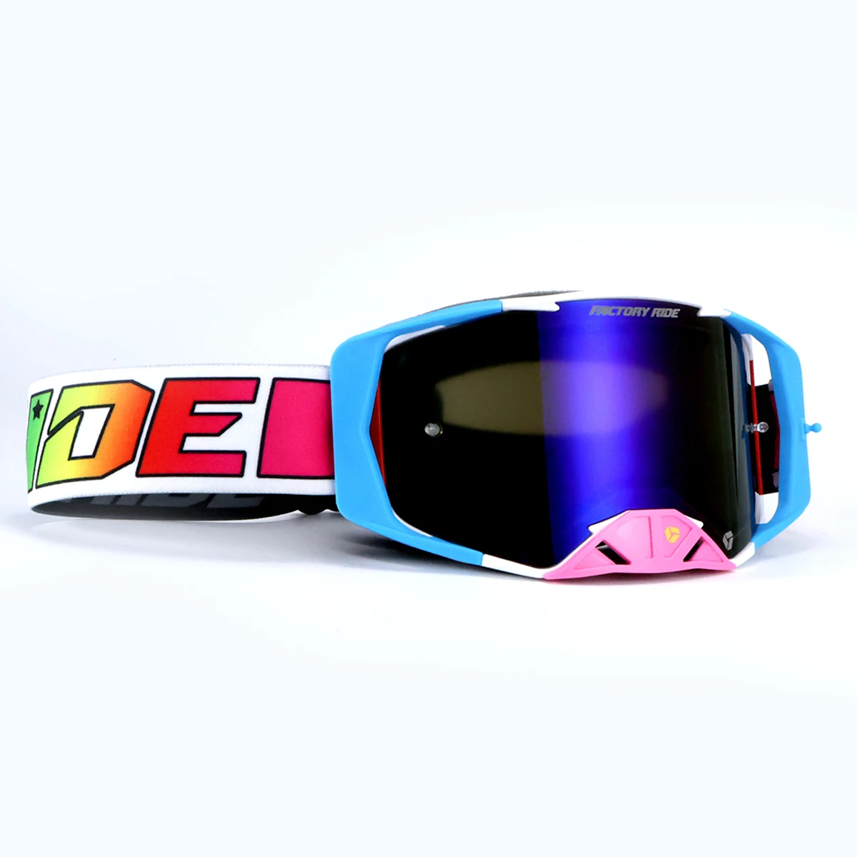 

NEW FXR Wide Vision Protective Motocross Goggles for Men Riding MX Dirt Bikes ATVs and Compatible with Ski Masks