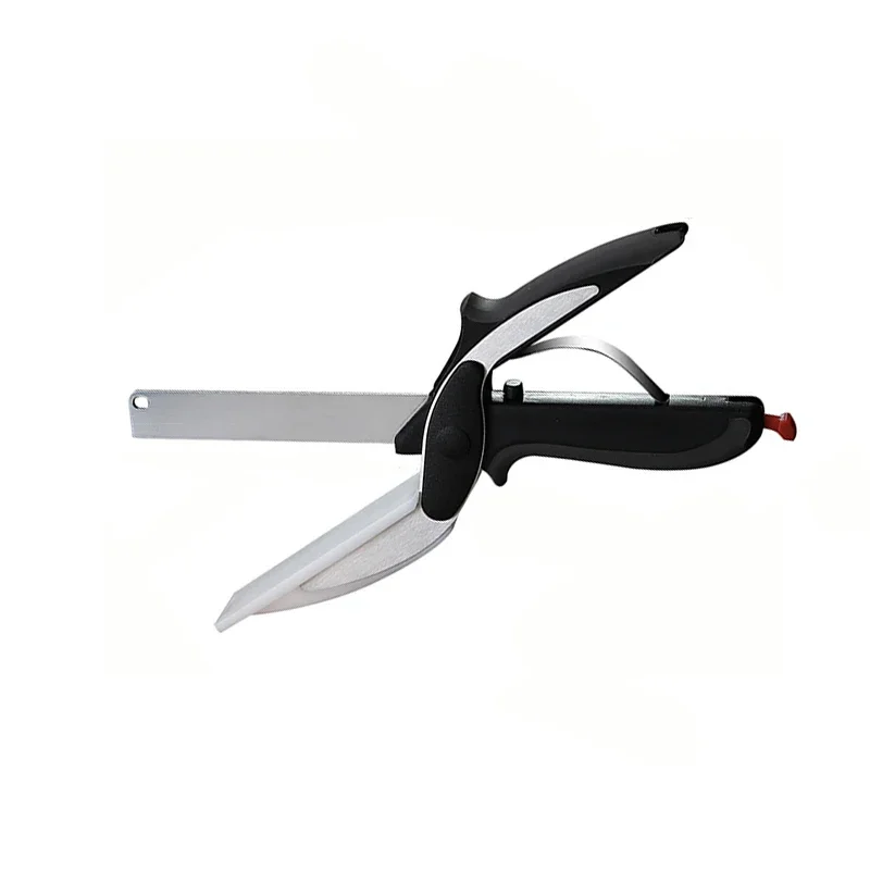 Trennbare Edelstahl Grill Steak Schneiden Schere Haushalt Gemüse Schere 2 In 1 Multi Küche Werkzeug Obst Messer – Detail 3