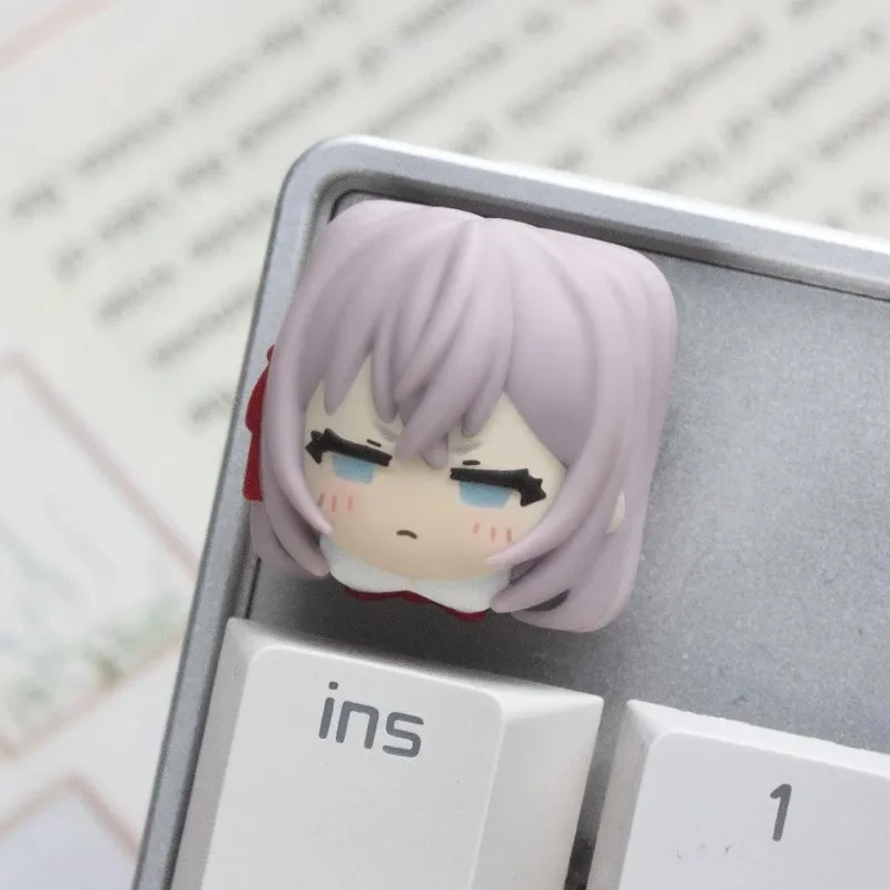 Alya Sometimes Hides Her Feelings in Russian~ Series Keycap Resin Handmade Alisa/Yuki Suou Cartoon Characters Keyboard Keycap