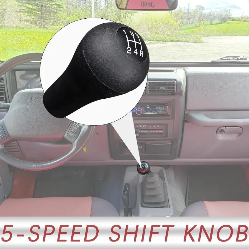 

5 Speed Gear Shift Knob for Dodge Ram Dakota Jeep Cherokee Wrangler Manual 52104174