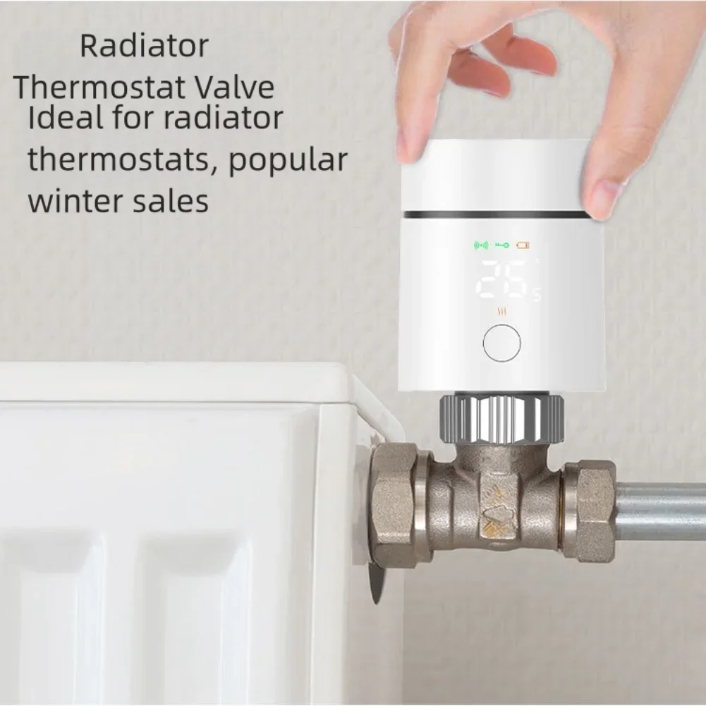 

Для ZigBee 3,0 для Tuya термостат радиатора умный клапан контроля температуры термостат привод клапана радиатора для умного дома