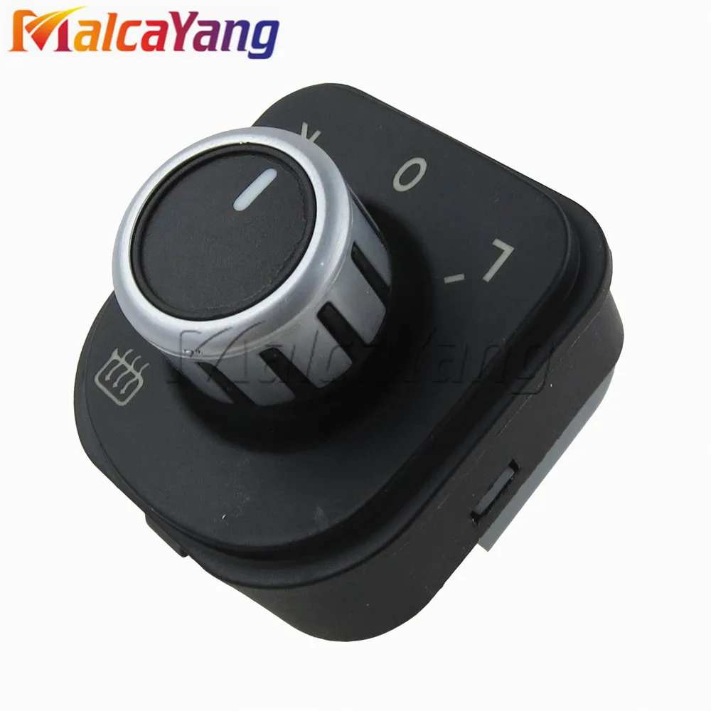 5ND959565B Rear View Mirror Chrome Switch Heating Knob For Golf MK6 Passat B6 Rabbit