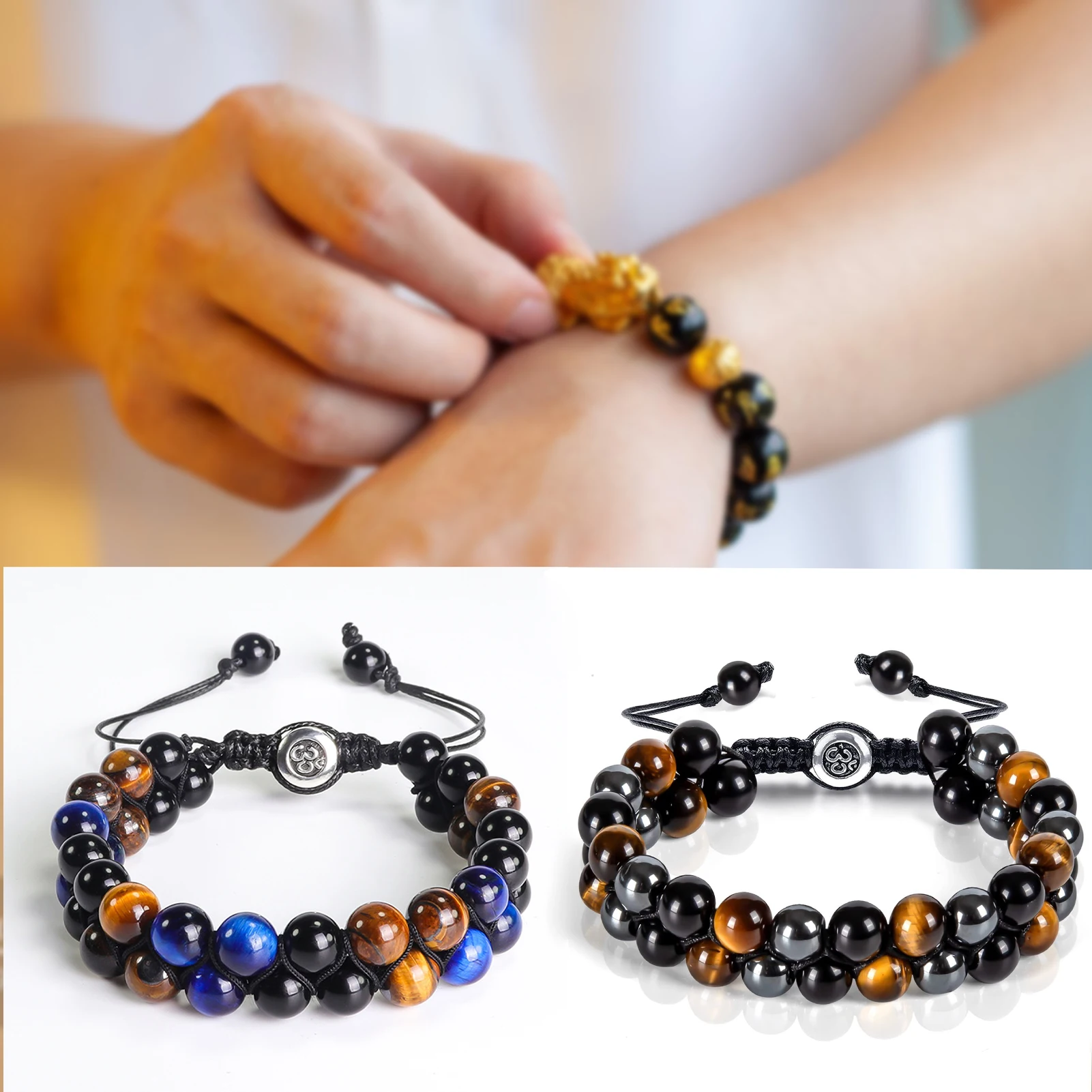 

Fashion Beaded Bracelet Charming Hand-made Beads Bangle Birthday Gift