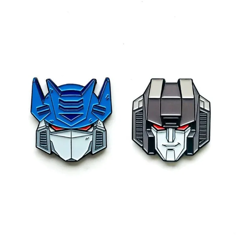 Transformierte Brosche Roter Spinnen-Soundwave-Anstecker Personalisiertes Rucksack-Zubehör Anime-Accessoires Alltagsbedarf Geschenk – Detail 5