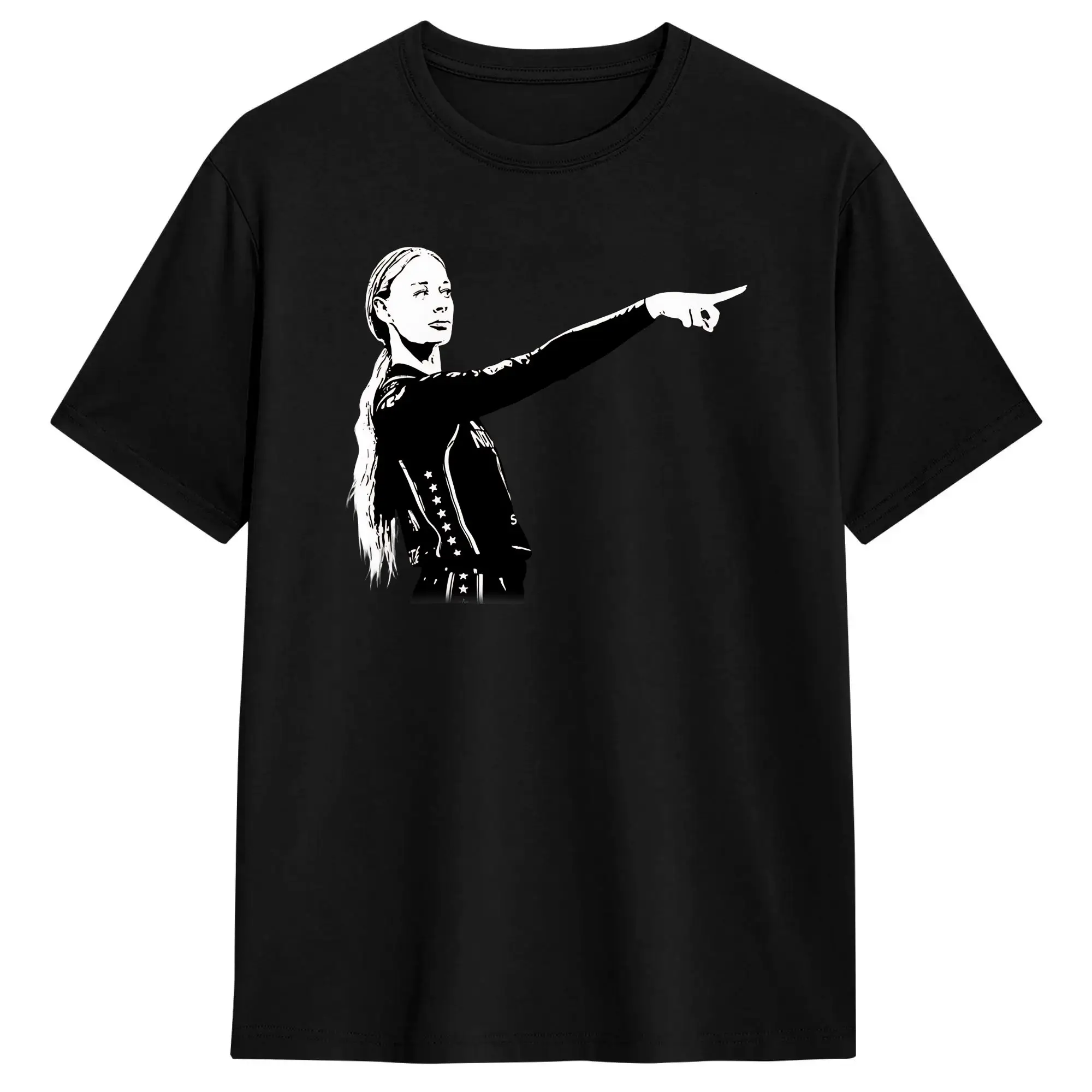 Camisetas divertidas de Sophie Cunningham Point God Signature para hombre, camisetas de algodón con cuello redondo, camiseta de manga corta, ropa de talla grande